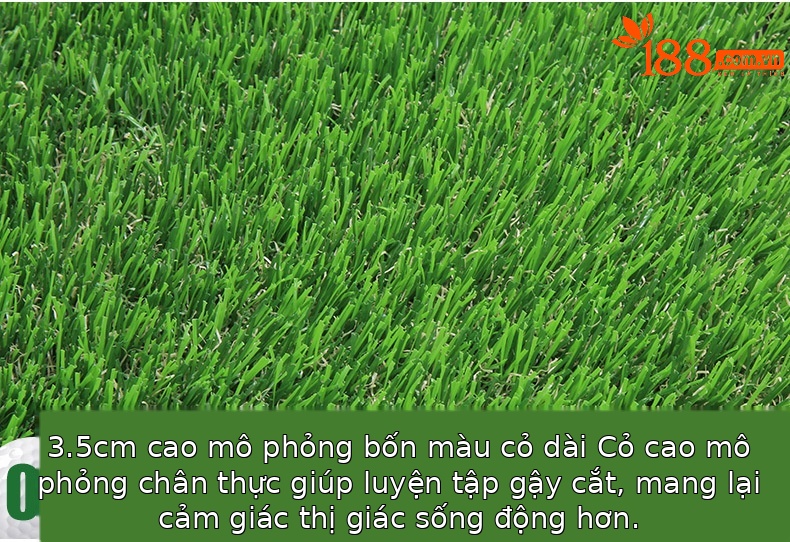 Đệm tập golf PGM 60x30cm mini 3 trong 1 chịu lực trong nhà — Đệm Ba cỏ DJD010 30*60cm, Đệm Ba cỏ DJD010 90*40cm chi tiết 13