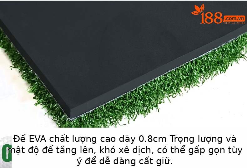 Đệm tập golf PGM 60x30cm mini 3 trong 1 chịu lực trong nhà — Đệm Ba cỏ DJD010 30*60cm, Đệm Ba cỏ DJD010 90*40cm chi tiết 15