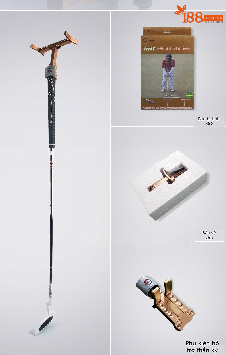 Thiết bị tập putt golf PGM hỗ trợ sửa tư thế đẩy bóng — Huấn luyện viên đẩy JZQ008 chi tiết 3