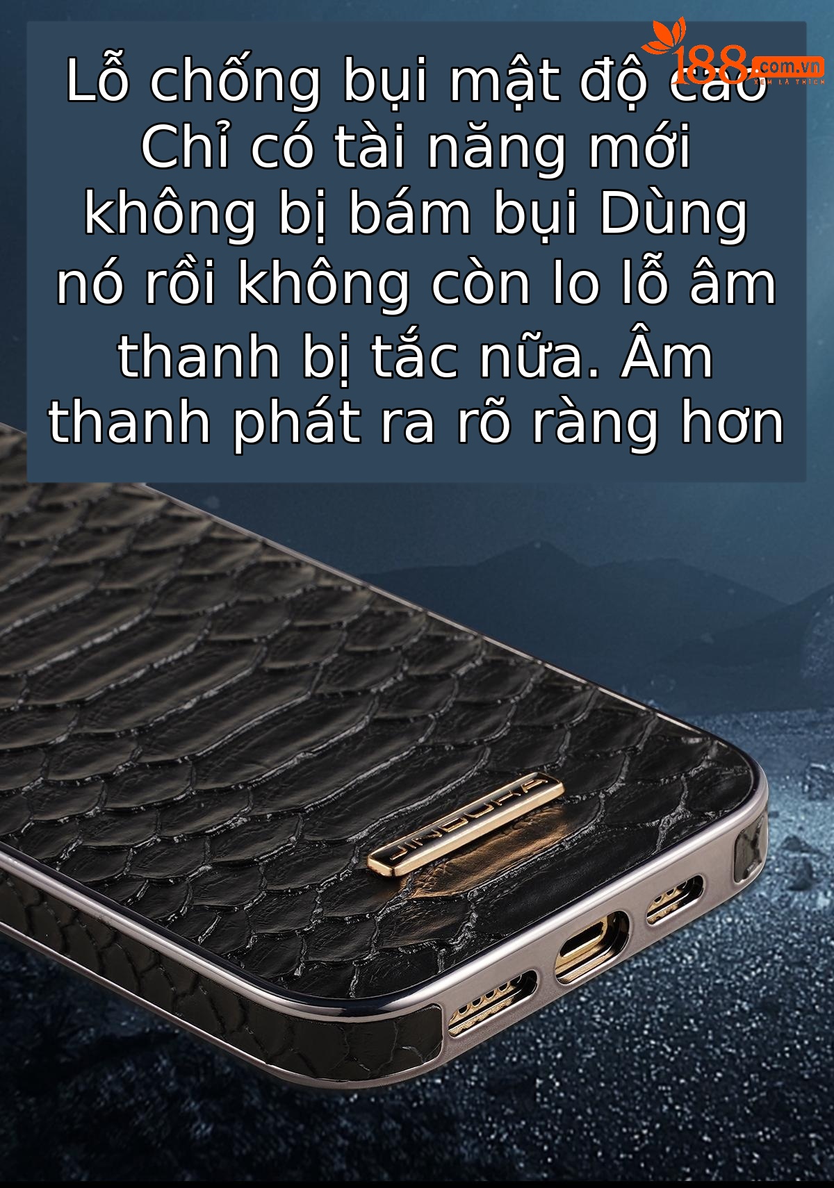Ốp lưng điện thoại Apple 16 Pro Max chống rơi toàn diện, chất liệu da, kiểu dáng sang trọng — [Đen] vân rắn ◆ Công nghệ mạ điện lỗ lớn, [Màu xanh lam] vân rắn ◆ Quy trình mạ điện lỗ lớn, [Màu nâu nhạt] vân rắn ◆ Quy trình mạ điện lỗ lớn, [Màu nâu sẫm] vân rắn ◆ Quy trình mạ điện lỗ lớn chi tiết 17