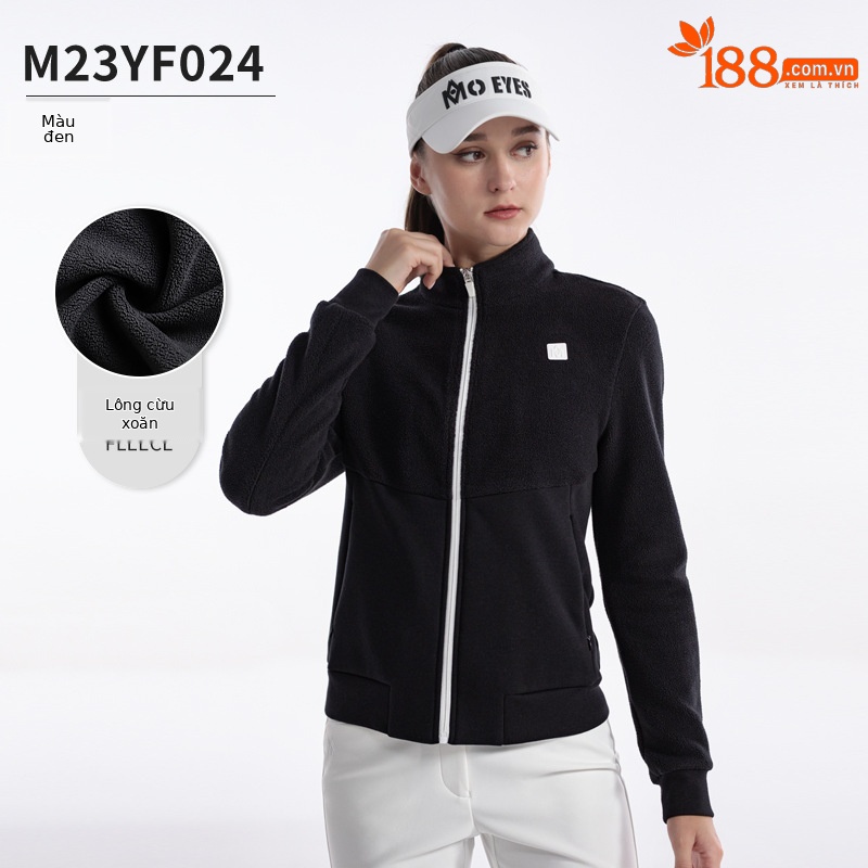 M23YF024-Áo khoác đen (Lông cừu cực)