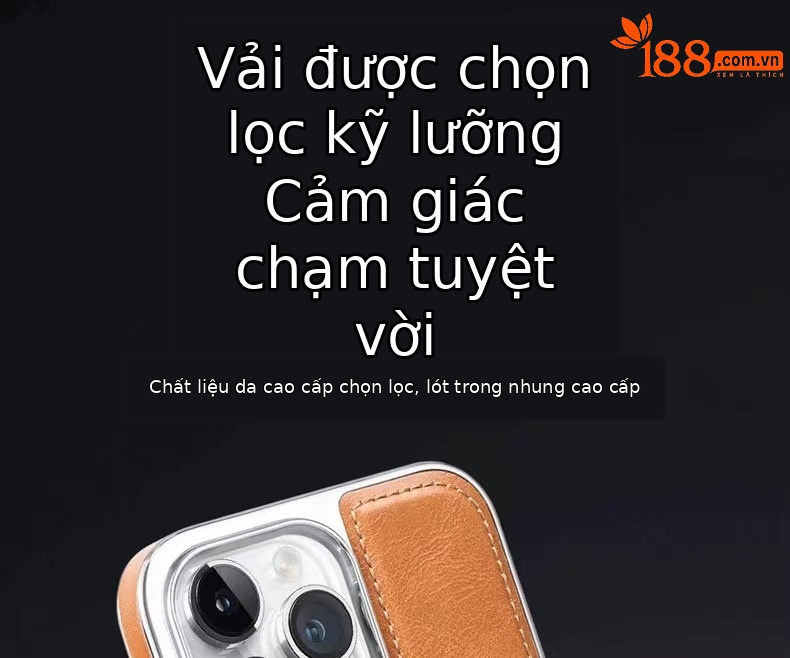 Ốp lưng da từ tính cao cấp cho iPhone 16 Pro Max, có khe đựng thẻ, chống sốc — Mẫu thẻ hút từ tính [màu nâu thanh lịch], Mẫu thẻ hút từ tính [Moka nâu], Mẫu thẻ hút từ tính [đen quý phái], Mẫu thẻ hút từ tính [màu tím đêm tối] chi tiết 18
