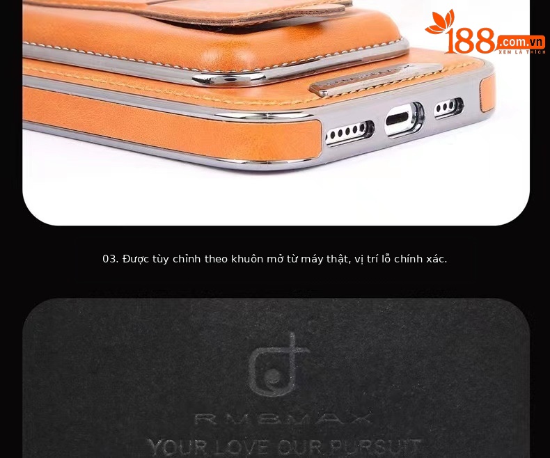 Ốp lưng da từ tính cao cấp cho iPhone 16 Pro Max, có khe đựng thẻ, chống sốc — Mẫu thẻ hút từ tính [màu nâu thanh lịch], Mẫu thẻ hút từ tính [Moka nâu], Mẫu thẻ hút từ tính [đen quý phái], Mẫu thẻ hút từ tính [màu tím đêm tối] chi tiết 25