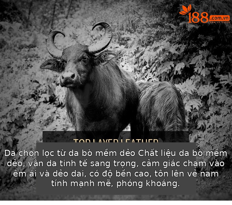 Thắt lưng da bò hai lớp nam Emperor Paul họa tiết vân da chịu mài mòn — 120cm, 130cm, 110cm, 125cm chi tiết 6