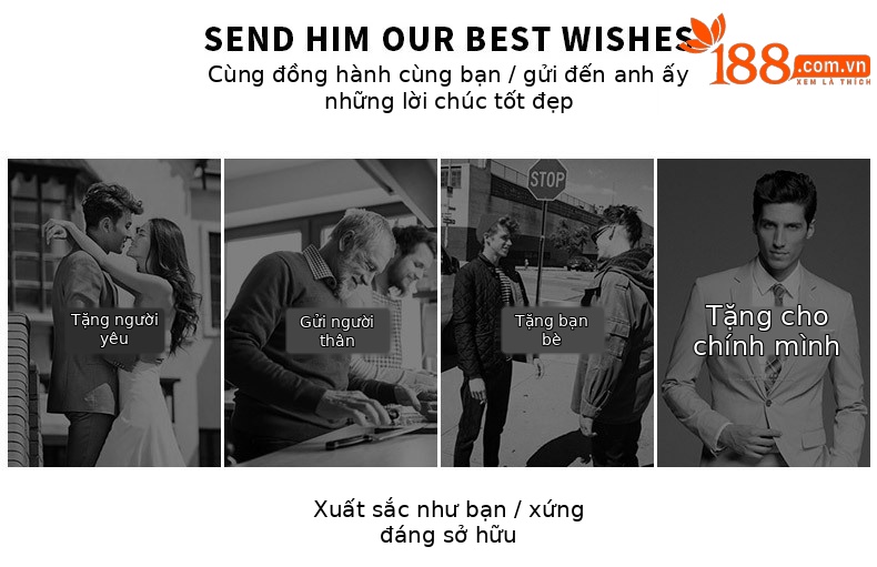 Thắt lưng da bò hai lớp nam Emperor Paul họa tiết vân da chịu mài mòn — 120cm, 130cm, 110cm, 125cm chi tiết 8