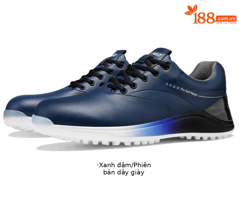 Giày golf nam PGM chống trượt, chống thấm nước, đế núm vặn, sợi nhỏ — XZ324-màu xanh đậm (Dây giày thông thường), XZ324-màu xanh trắng (Dây giày thông thường), XZ324-màu xanh trắng (Dây giày khóa xoay), XZ324-màu xanh đậm (Dây giày khóa xoay) chi tiết 24