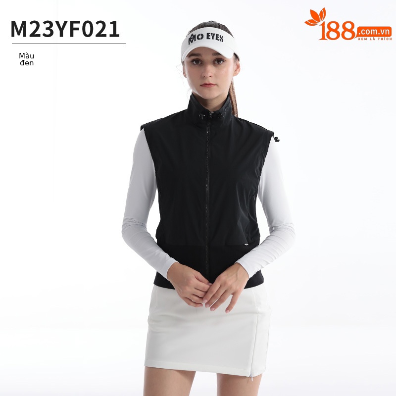 M23YF021-Áo vest đen