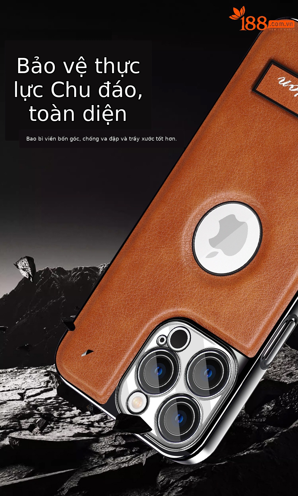 Ốp lưng iPhone 15 Pro Max chống sốc viền dày kèm miếng dán ống kính, tương thích giá đỡ từ tính — [Màu đen★Giá đỡ da tiêu chuẩn lộ thiên] đi kèm với màng thấu kính ◆◆ Quy trình mạ điện, 【Màu xanh lam★Giá đỡ da tiêu chuẩn lộ thiên] đi kèm với màng thấu kính ◆◆ Quy trình mạ điện, Màu nâu★Giá đỡ da tiêu chuẩn lộ thiên] đi kèm với màng thấu kính ◆◆ Quy trình mạ điện, 【Màu tím sẫm★Giá đỡ da tiêu chuẩn lộ thiên] đi kèm với màng thấu kính ◆◆ Quy trình mạ điện chi tiết 5