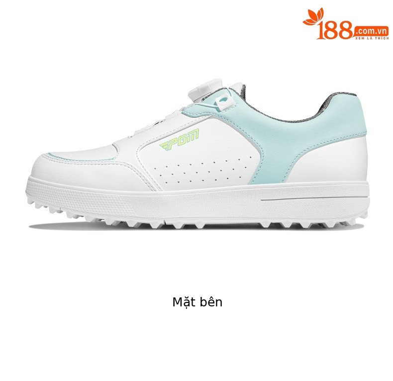 Giày golf nữ PGM đế cố định chống trượt siêu chống thấm — XZ325-Trắng xanh nhạt chi tiết 13