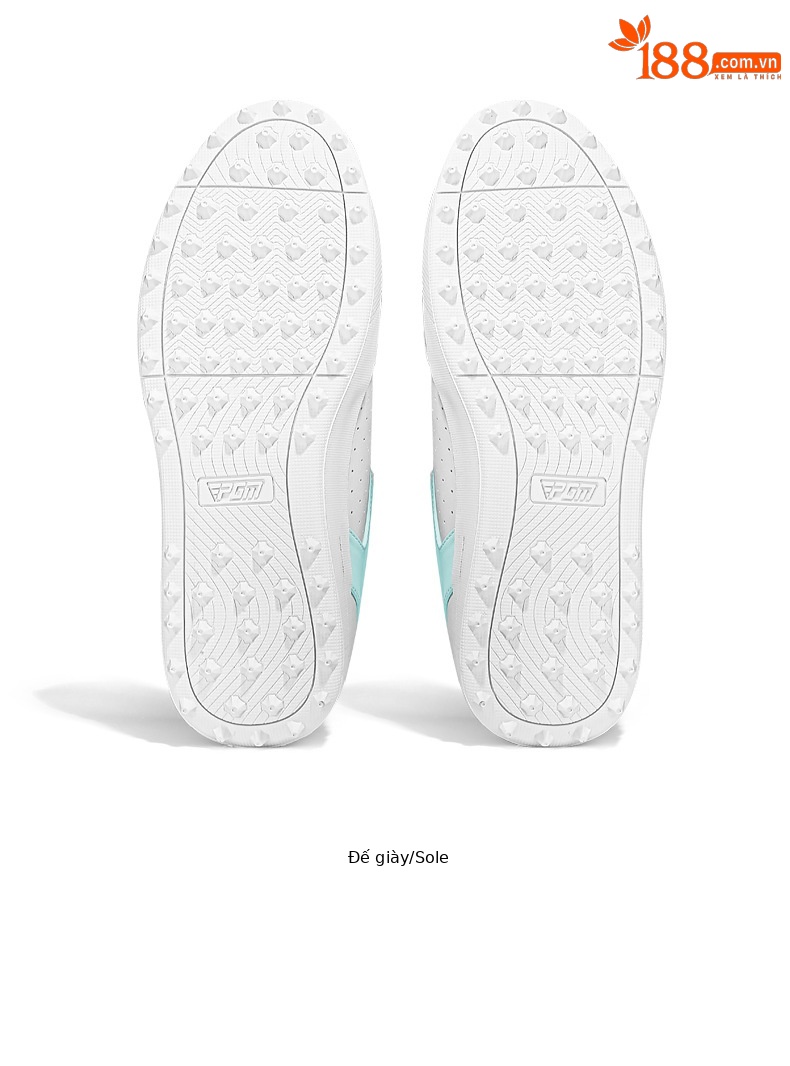 Giày golf nữ PGM đế cố định chống trượt siêu chống thấm — XZ325-Trắng xanh nhạt chi tiết 14