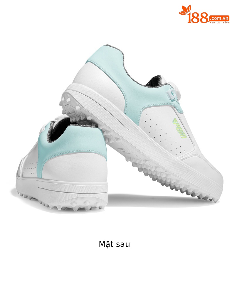 Giày golf nữ PGM đế cố định chống trượt siêu chống thấm — XZ325-Trắng xanh nhạt chi tiết 15