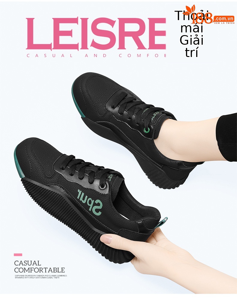 Giày sneaker nữ chạy bộ mesh thoáng khí đế mềm nhẹ — 11282-3 nâu (cổ thấp thoáng khí), 11282-2 nâu (một bên trong và bên dưới thấp), 11282-2 Màu vàng (một bên trong và bên dưới), 11282-3 Màu vàng (cổ thấp thoáng khí) chi tiết 5