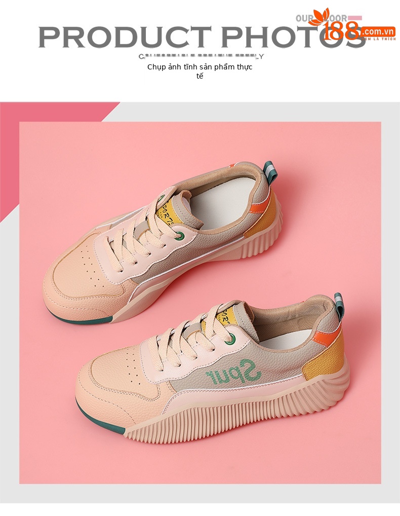 Giày sneaker nữ chạy bộ mesh thoáng khí đế mềm nhẹ — 11282-3 nâu (cổ thấp thoáng khí), 11282-2 nâu (một bên trong và bên dưới thấp), 11282-2 Màu vàng (một bên trong và bên dưới), 11282-3 Màu vàng (cổ thấp thoáng khí) chi tiết 11