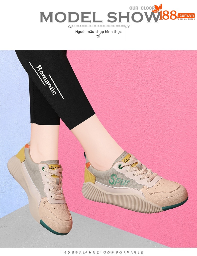 Giày sneaker nữ chạy bộ mesh thoáng khí đế mềm nhẹ — 11282-3 nâu (cổ thấp thoáng khí), 11282-2 nâu (một bên trong và bên dưới thấp), 11282-2 Màu vàng (một bên trong và bên dưới), 11282-3 Màu vàng (cổ thấp thoáng khí) chi tiết 12