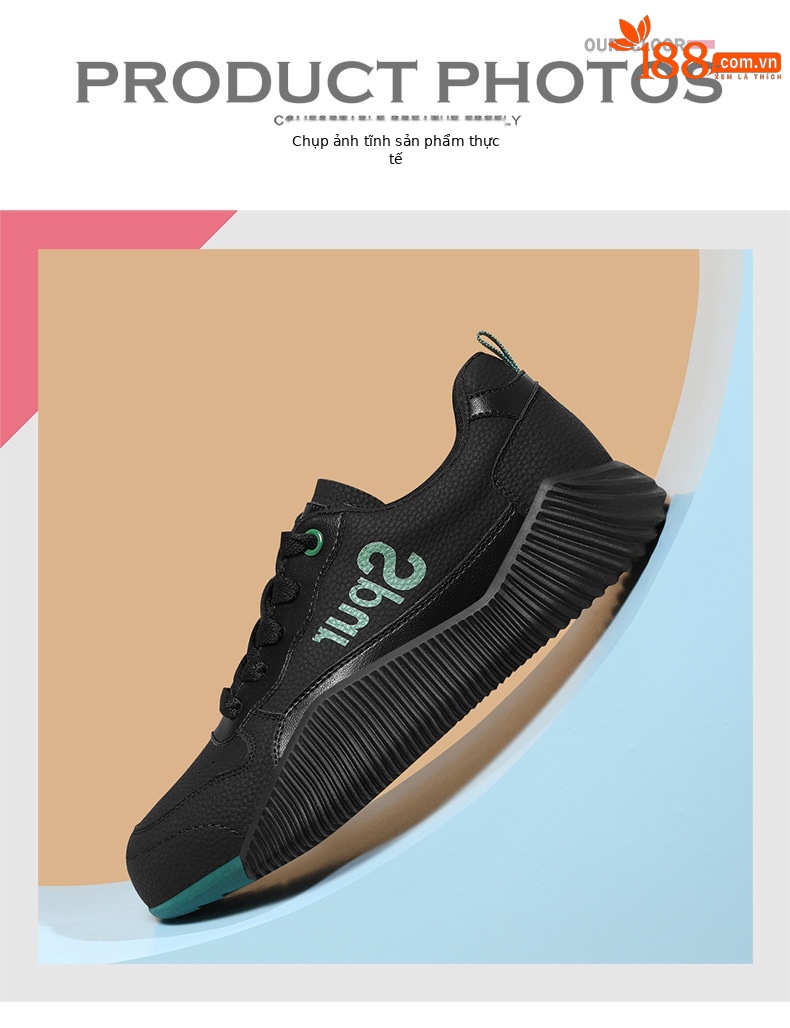 Giày sneaker nữ chạy bộ mesh thoáng khí đế mềm nhẹ — 11282-3 nâu (cổ thấp thoáng khí), 11282-2 nâu (một bên trong và bên dưới thấp), 11282-2 Màu vàng (một bên trong và bên dưới), 11282-3 Màu vàng (cổ thấp thoáng khí) chi tiết 16