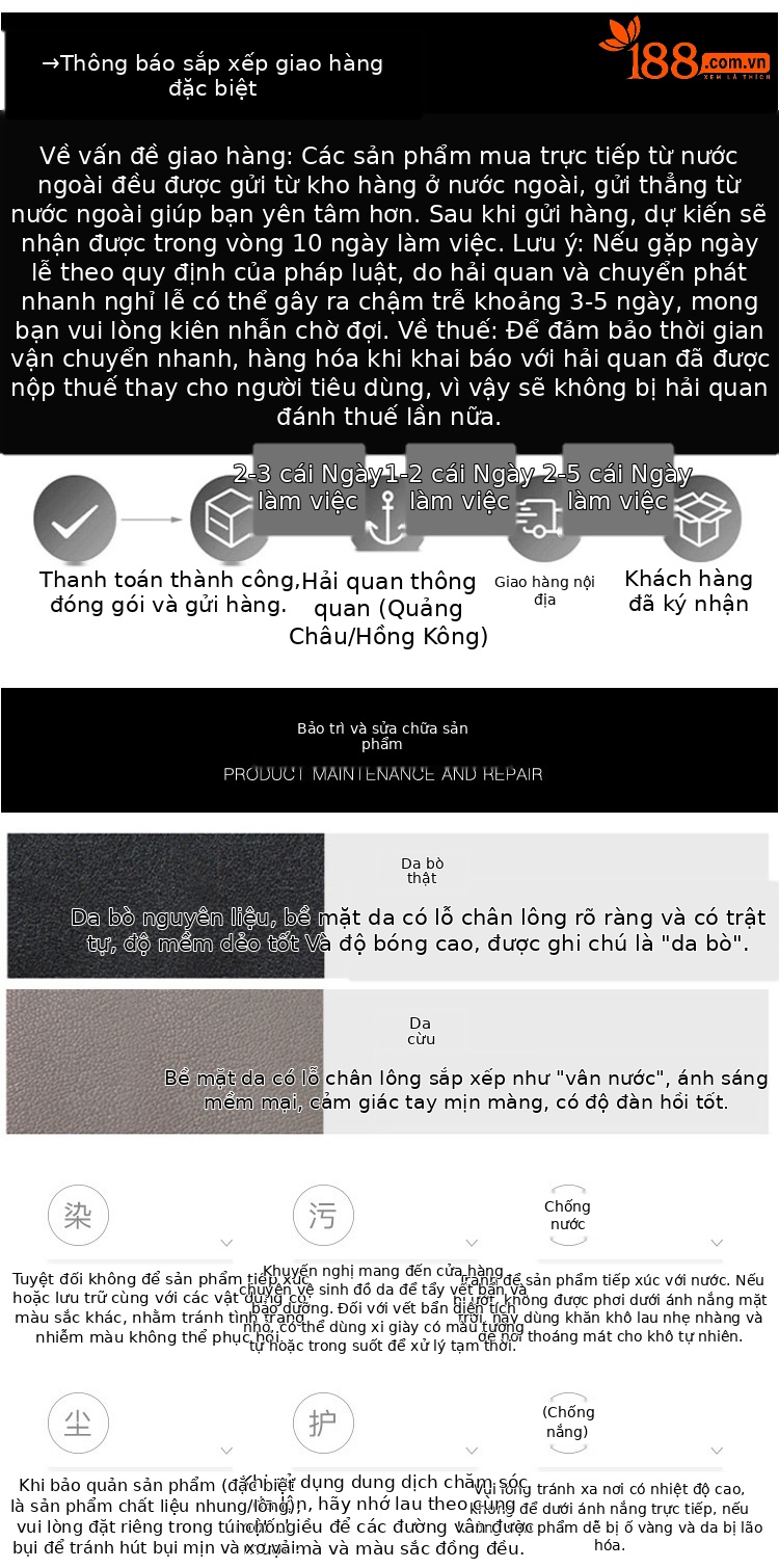 Túi đeo chéo da thật Hồng Kông dáng vuông nhỏ cao cấp — Màu trắng, Màu đen chi tiết 14