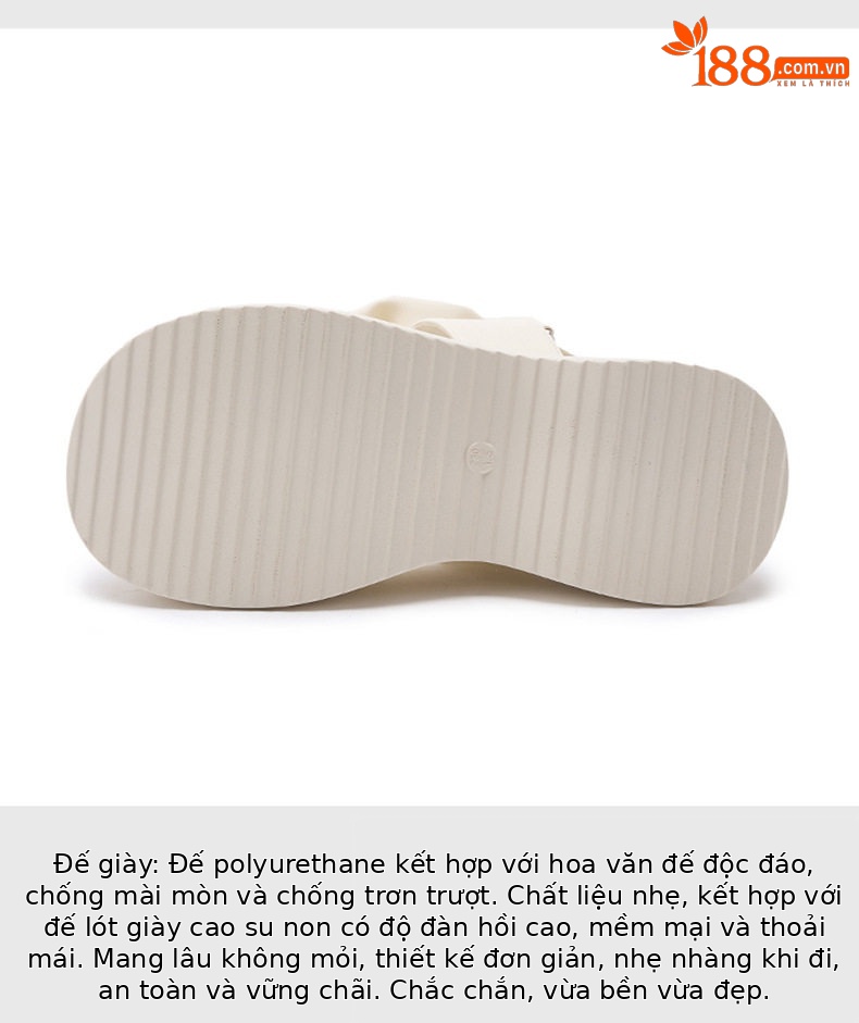 Dép sandal nữ quai chữ V đơn giản, chất liệu microfiber, đế PU êm nhẹ — Len tinh khiết, Đen chi tiết 6