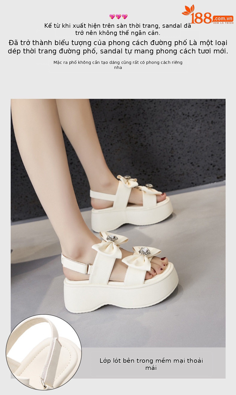 Dép sandal nữ quai chữ V đơn giản, chất liệu microfiber, đế PU êm nhẹ — Len tinh khiết, Đen chi tiết 4
