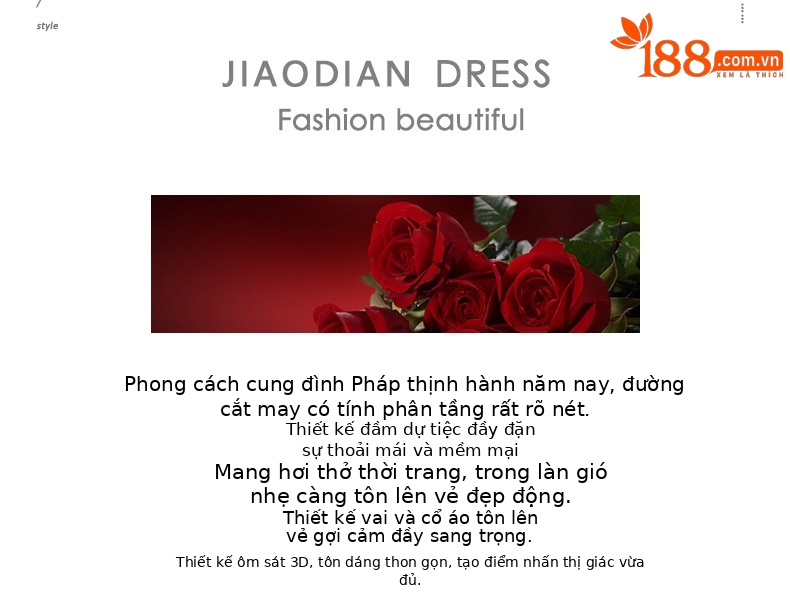 Đầm dạ hội cao cấp nữ thiết kế sang trọng, phù hợp sinh nhật, đám cưới, dẫn chương trình — Màu xanh lam chi tiết 2