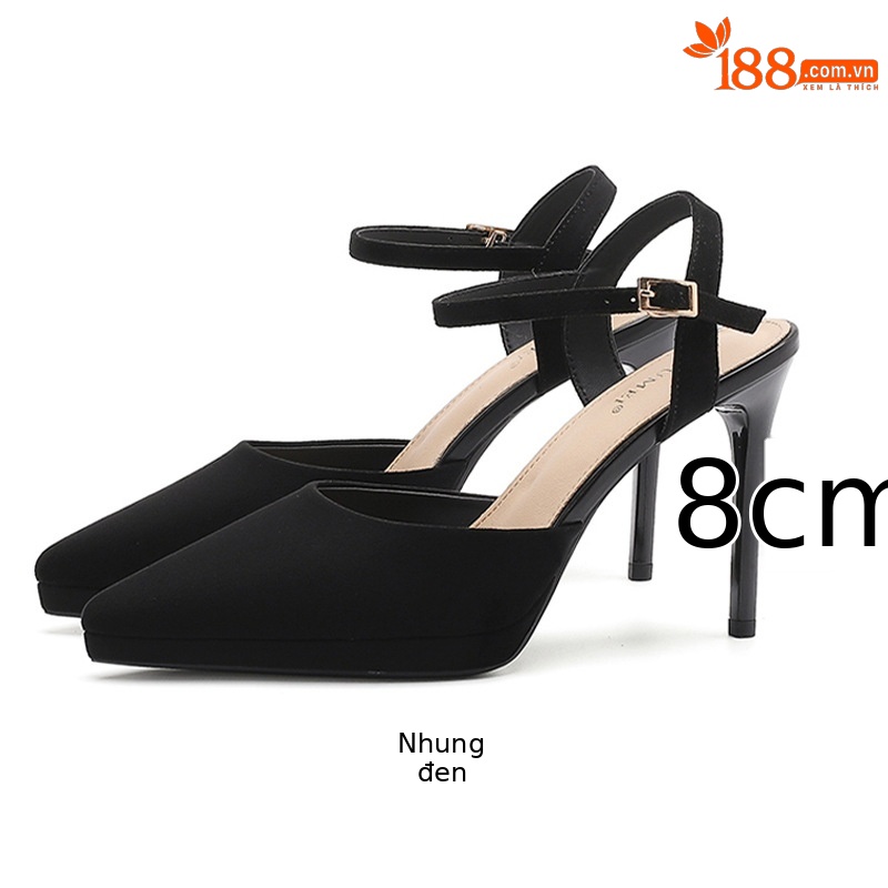 Nhung đen 8cm
