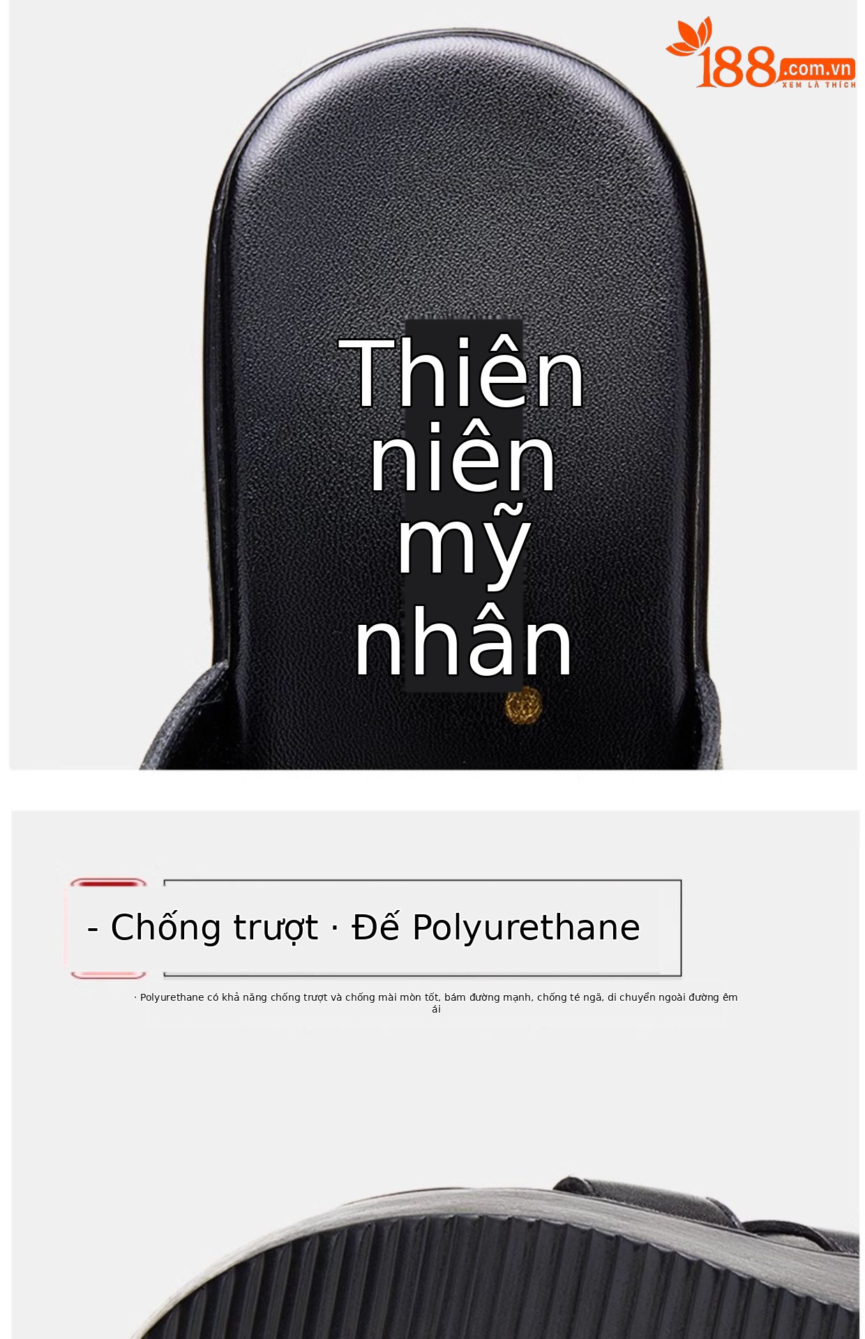 Dép sandal nữ xỏ ngón đế xuồng mềm, hở mũi, platform 6 cm, mới hè 2025 — Màu đen 6cm, Màu trắng 6cm, Màu đỏ 6cm chi tiết 7
