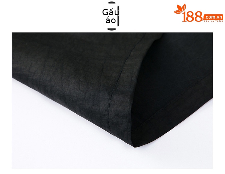 Áo thun tay ngắn lụa tơ tằm mùa hè cổ đứng dáng rộng — 86003 quần chi tiết 15