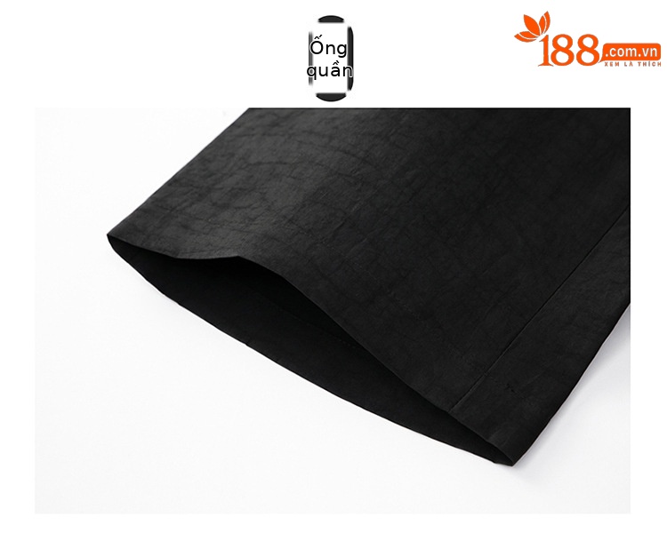 Áo thun tay ngắn lụa tơ tằm mùa hè cổ đứng dáng rộng — 86003 quần chi tiết 18