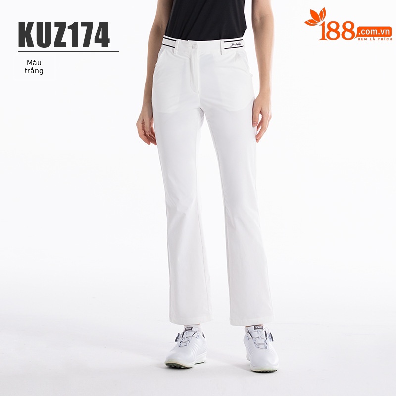 KUZ174-Quần trắng [Micro loe/mỏng/cao]
