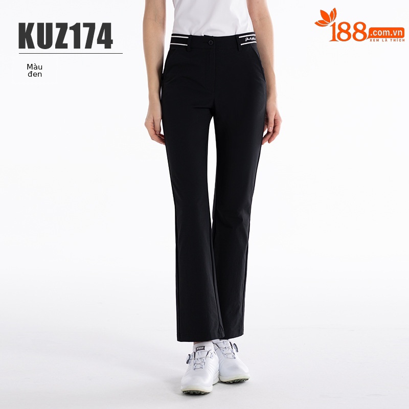 KUZ174-Quần đen [Micro loe/mỏng/cao]
