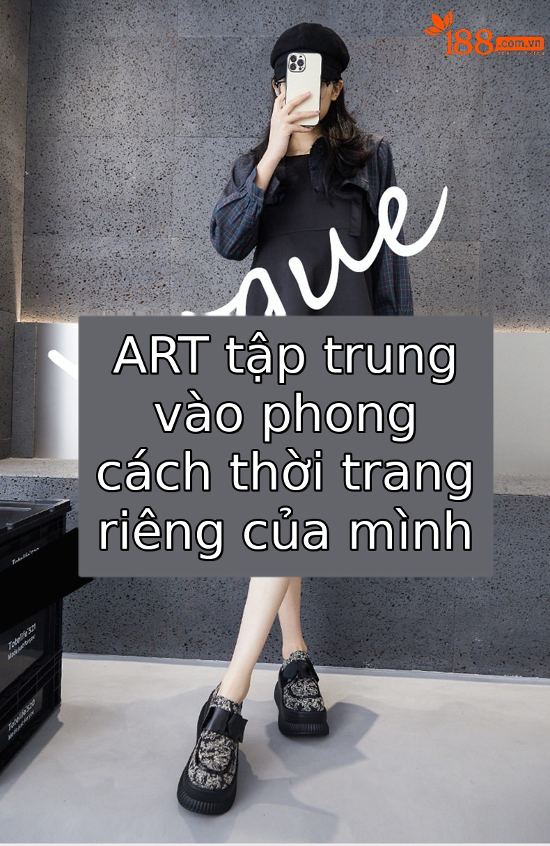 Giày lười nữ mũi tròn đế xu hướng gót cao 8 cm — Hắc chi tiết 1