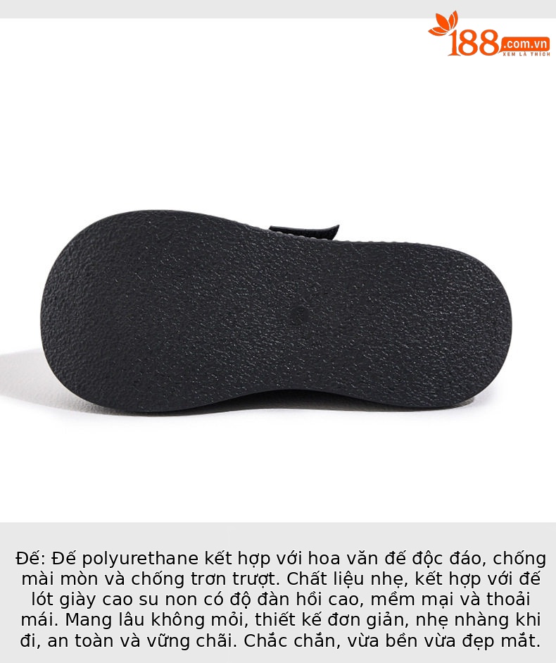 Giày lười nữ mũi tròn đế xu hướng gót cao 8 cm — Hắc chi tiết 6