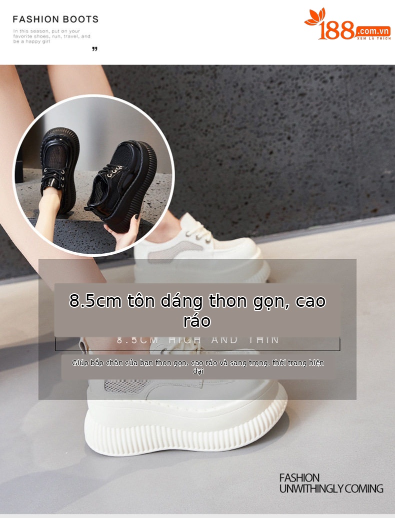 Giày sandal cao gót nữ hở mũi quai dây buộc gót vuông 8 cm — Đen, Len nguyên chất chi tiết 8