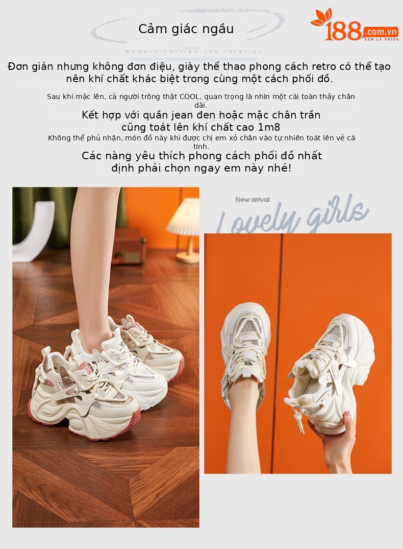 Sandal cao gót nữ hở mũi quai ngang đế xuồng gót 8 cm — Gạo vàng, Mơ chi tiết 3
