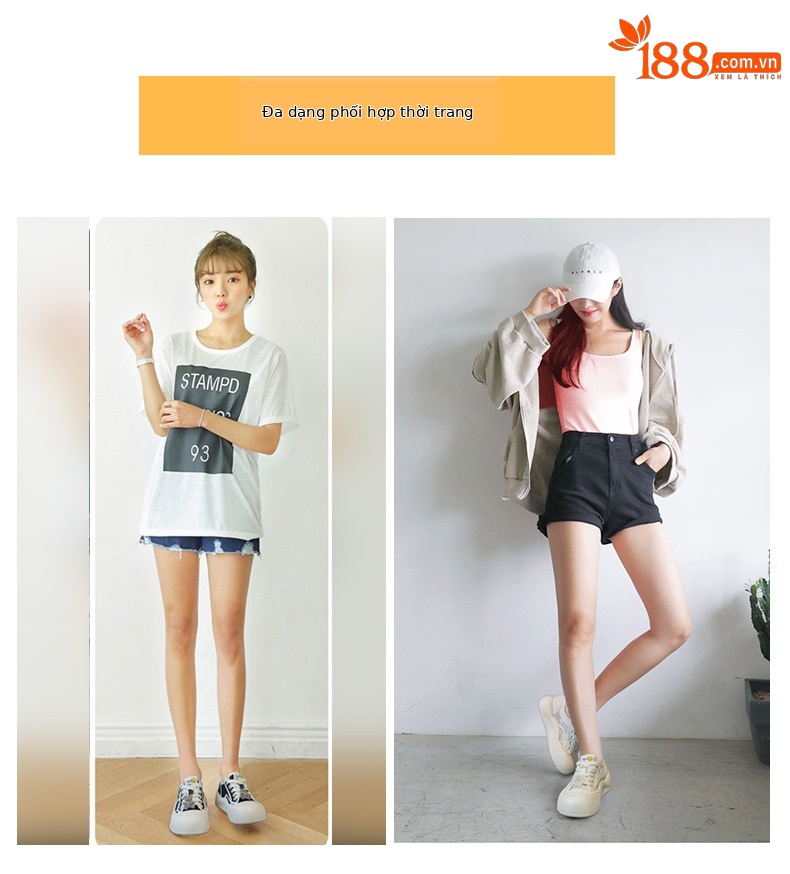 Giày sneaker nữ chunky đế dày mũi tròn phong cách Pháp — M2569 màu be, M2569 màu đen chi tiết 6