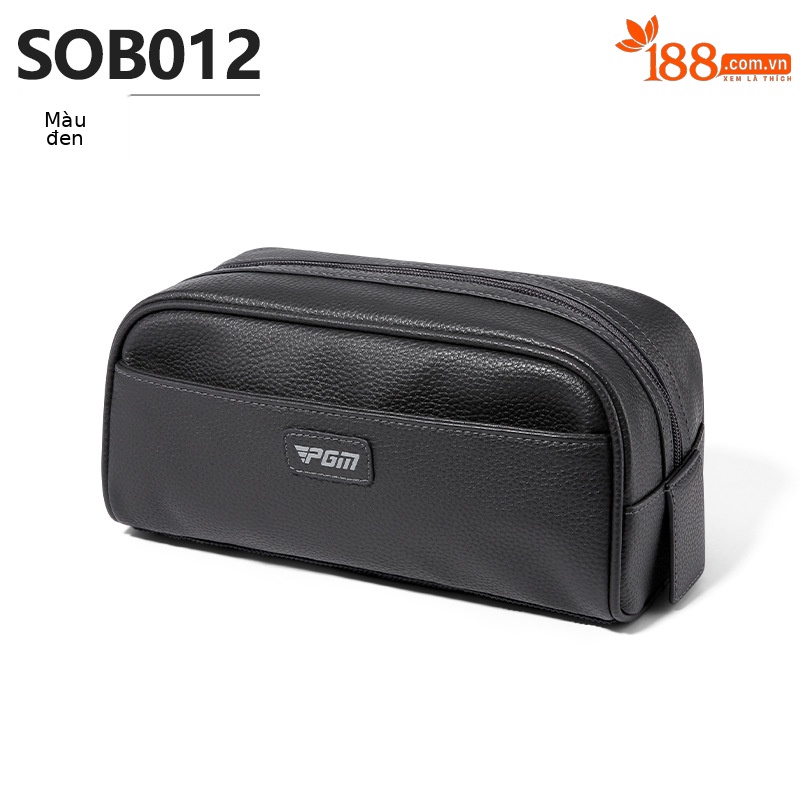 Túi cầm tay Golf PGM nam dung tích lớn 25x12x12 cm — SOB012-Màu đen