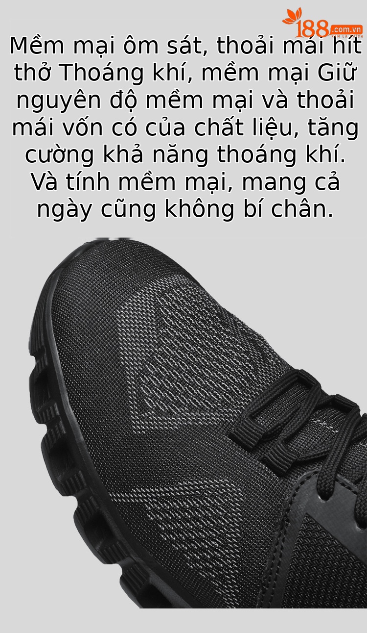 Giày sneaker chạy bộ nữ đế đệm êm, phong cách thể thao thời trang — A29 đen vàng xám chi tiết 10