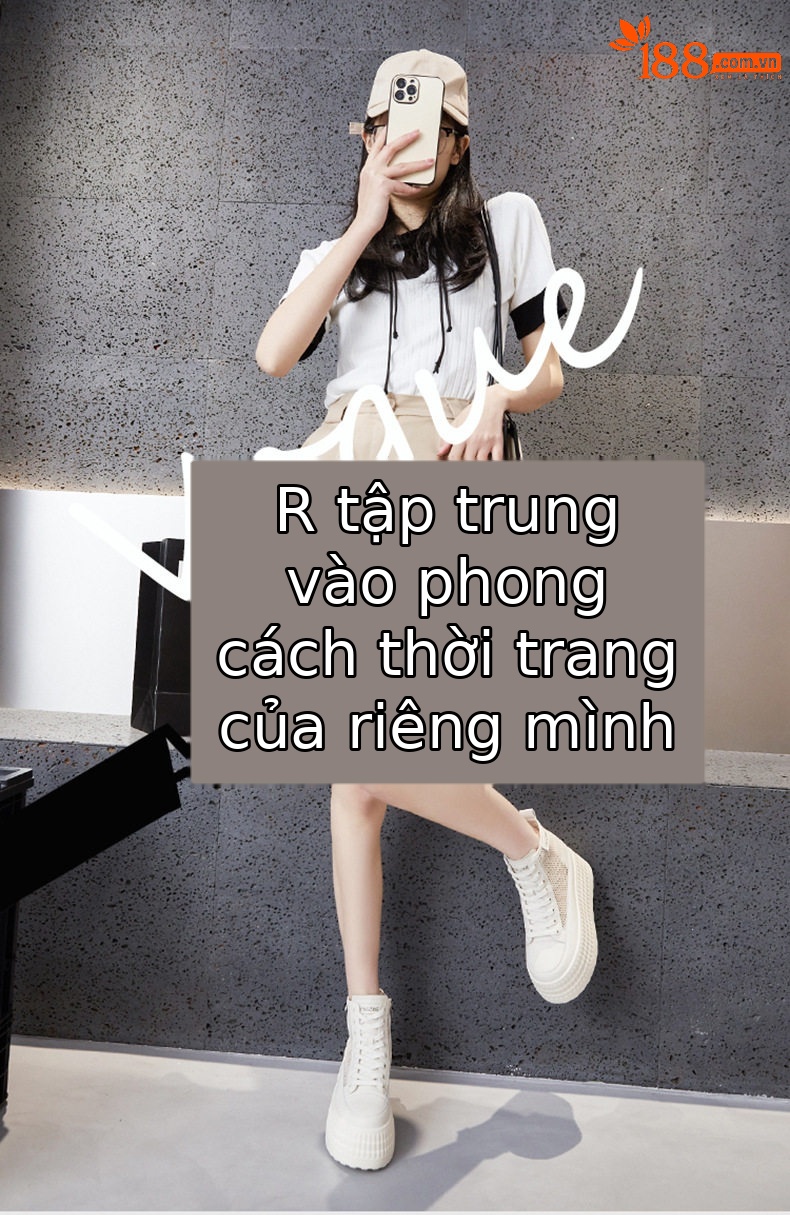Giày sneaker nữ chunky đế dày trắng lưới thoáng mùa hè — Len tinh khiết, Đen chi tiết 1