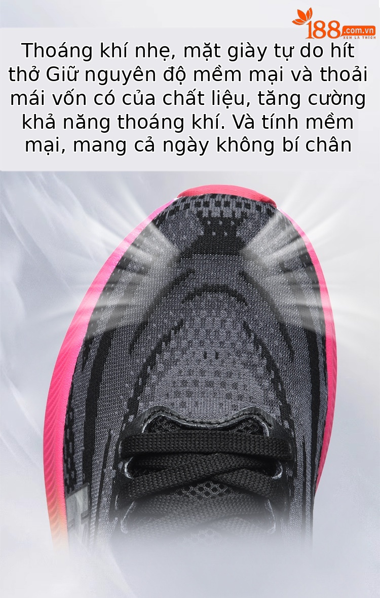 Giày chạy bộ giảm chấn thể thao unisex mùa hè thoáng khí — A62 đen bạc chi tiết 11
