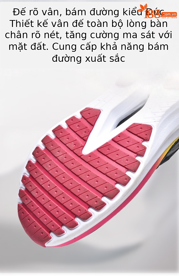 Giày chạy bộ giảm chấn thể thao unisex mùa hè thoáng khí — A62 đen bạc chi tiết 13