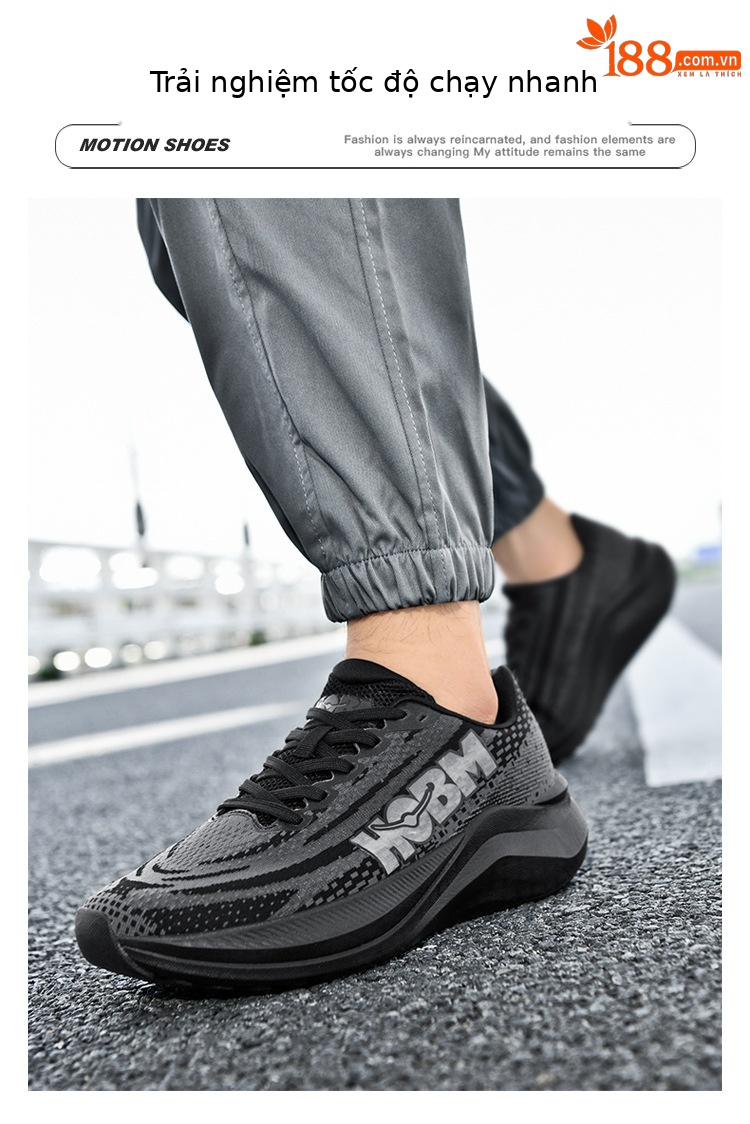 Giày chạy bộ giảm chấn thể thao unisex mùa hè thoáng khí — A62 đen bạc chi tiết 22