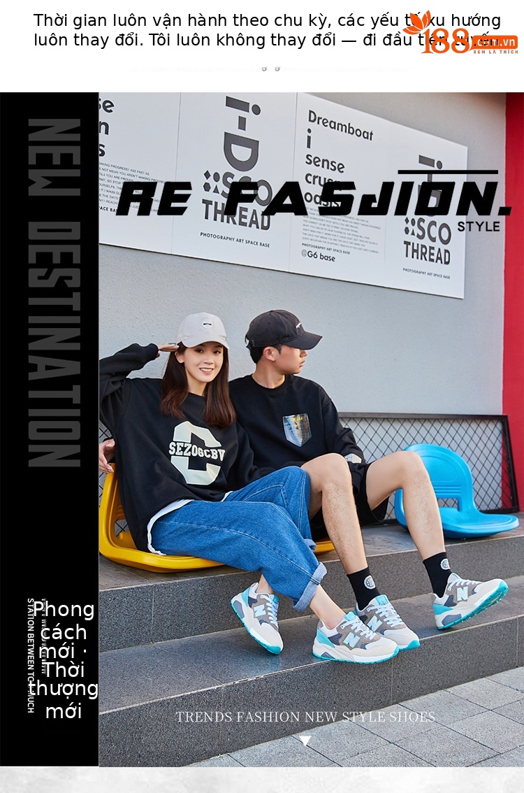 Giày sneaker nam cổ điển Balance 580 đế êm — than cám chi tiết 10