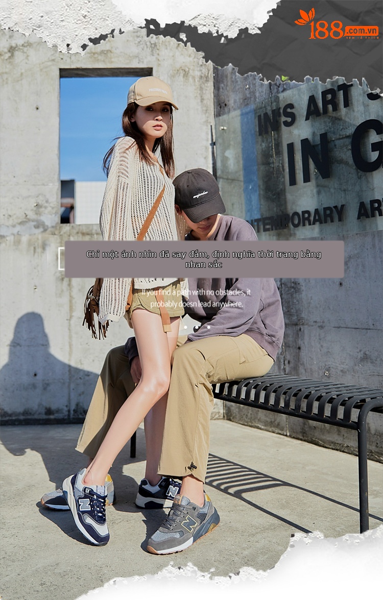 Giày sneaker nam cổ điển Balance 580 đế êm — than cám chi tiết 12