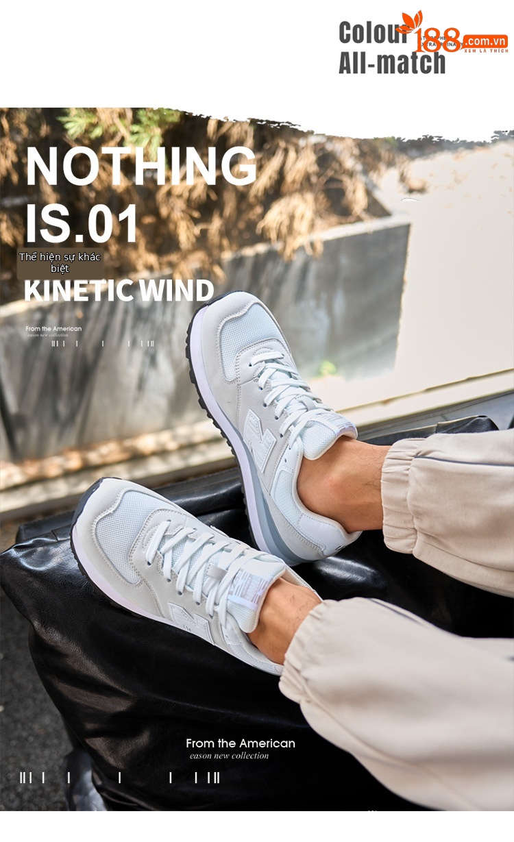 Giày sneaker chạy bộ nữ mesh thoáng khí phong cách cổ điển — xám chi tiết 6