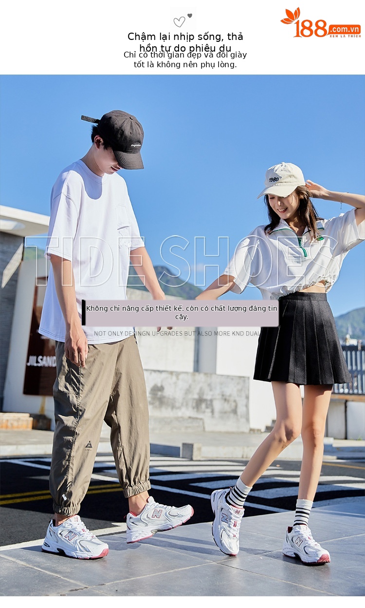 Giày chạy bộ nam Balance 530 phong cách cổ điển, đế êm thoải mái — đen chi tiết 3
