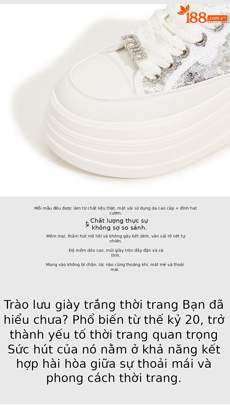 Dép sandal nữ quai chữ V đơn giản mùa hè — Trắng, Đen chi tiết 7