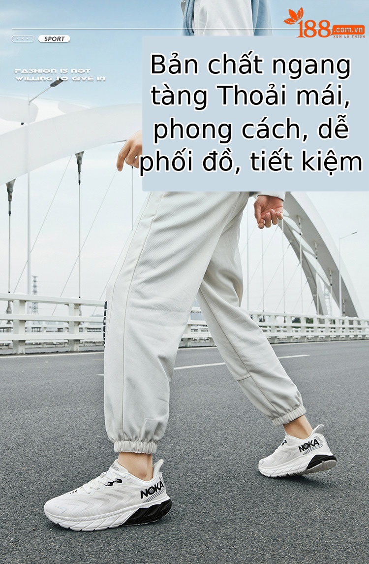 Giày thể thao chạy bộ nam đế dày giảm chấn, phong cách đơn giản thời trang — 9917 màu xám chi tiết 2