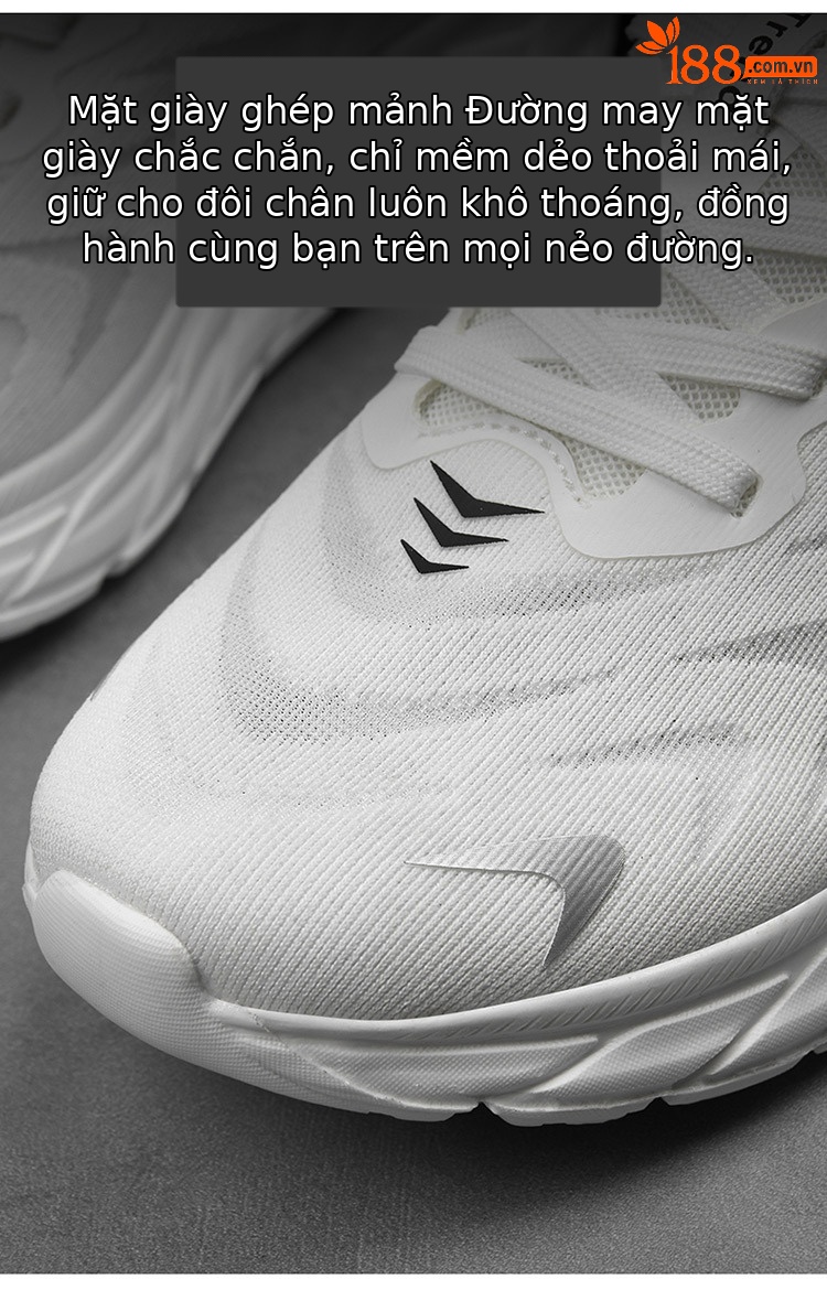 Giày thể thao chạy bộ nam đế dày giảm chấn, phong cách đơn giản thời trang — 9917 màu xám chi tiết 11