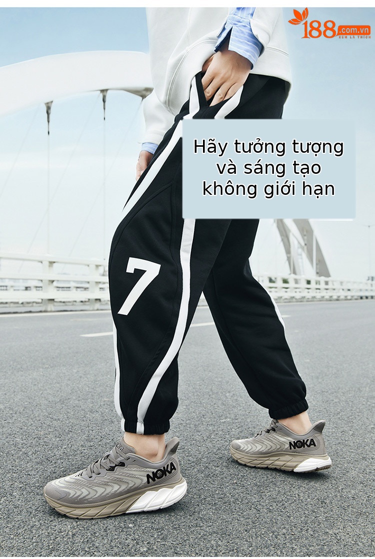 Giày thể thao chạy bộ nam đế dày giảm chấn, phong cách đơn giản thời trang — 9917 màu xám chi tiết 18