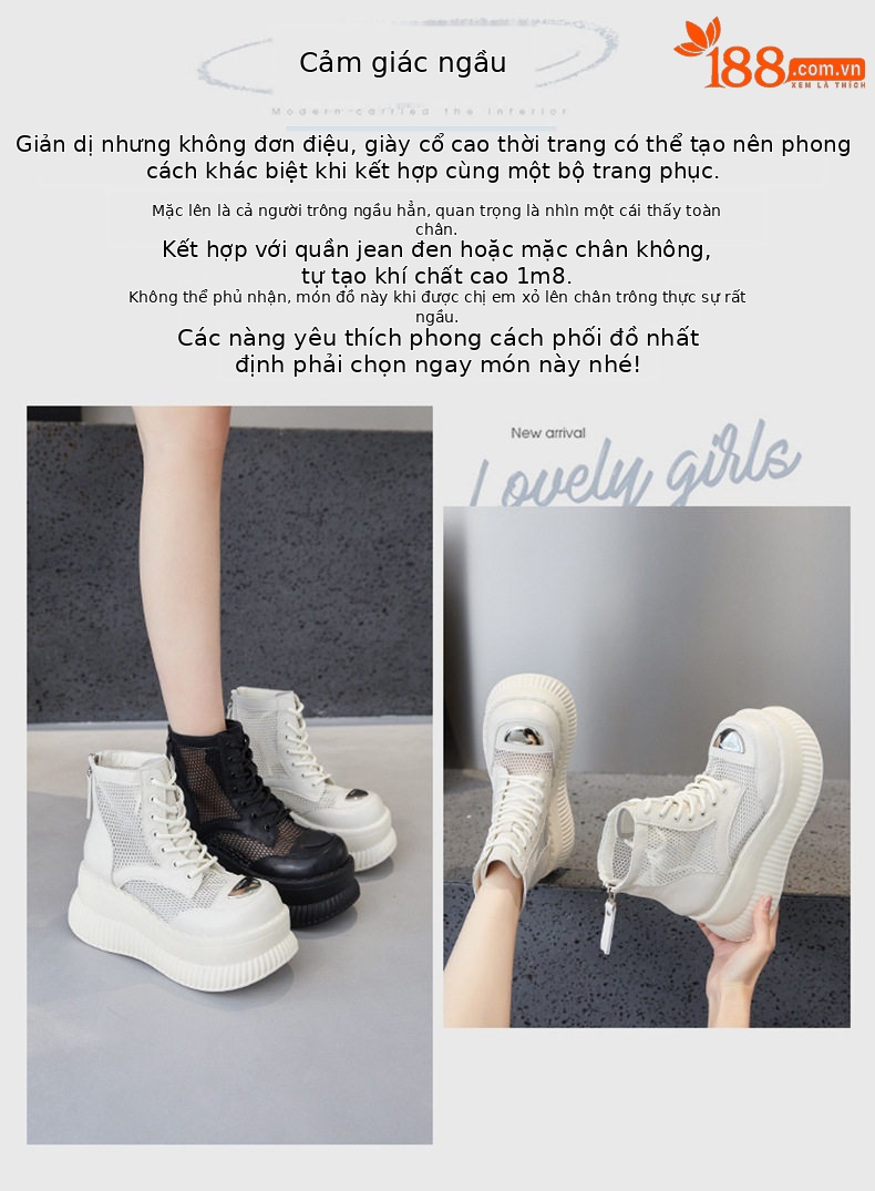 Sandal cao gót nữ hở mũi màu trắng, đế dày, quai chéo — Đen, Len nguyên chất chi tiết 4