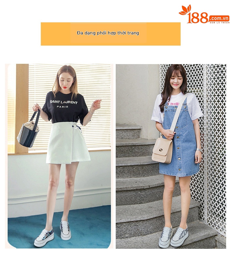 Giày sneaker nữ đế dày tăng chiều cao đính sequin phong cách tân Trung Hoa — M2577 tím đen, M2577 màu bạc, M2577 màu hồng chi tiết 6